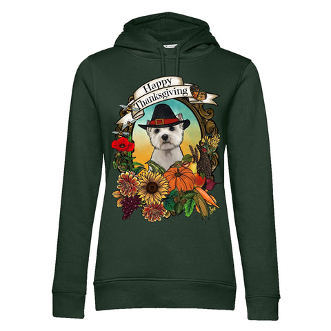 MYTi23 - Pets Heads Philosophy Sweat Shirts XS Thanksgiving Unisex Hoodie Westie Hundeshirt Hundefans