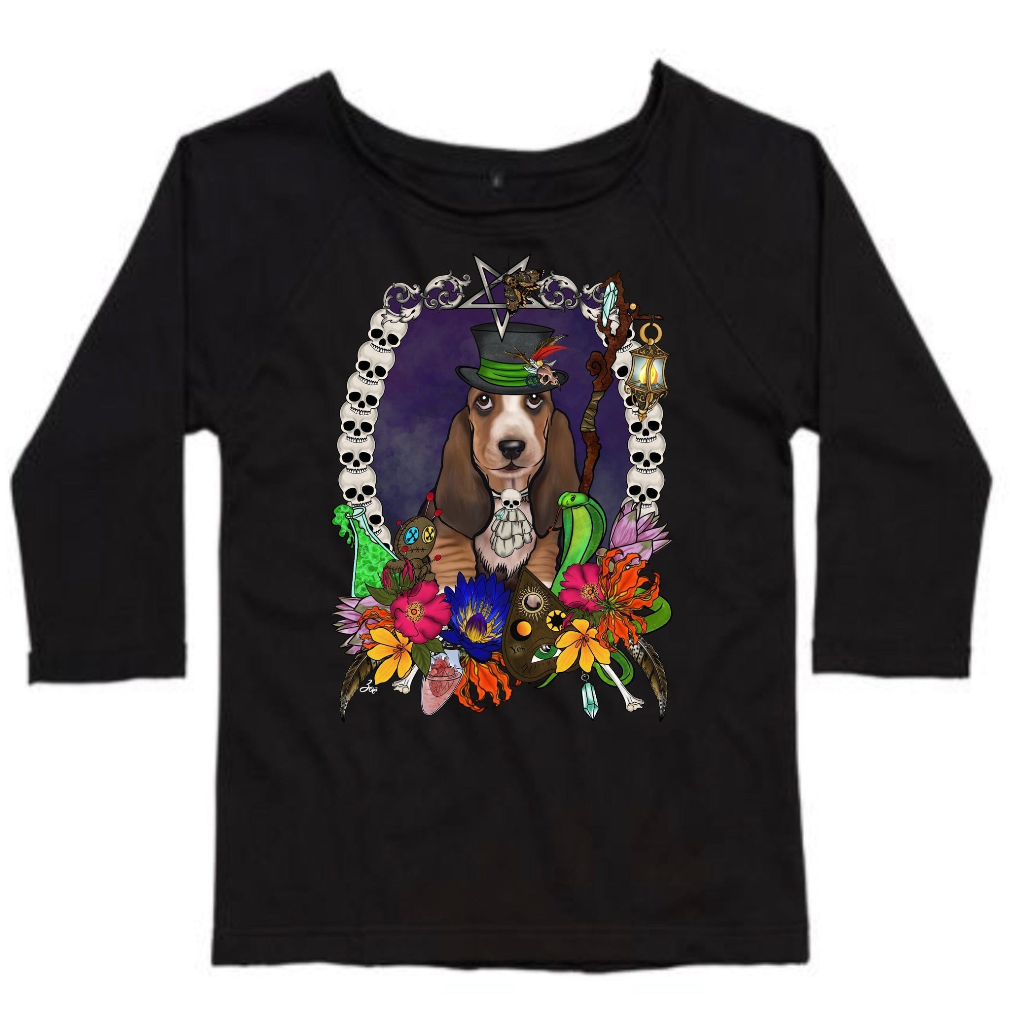 MYTi23 - Pets Heads Philosophy Sweat Shirts S Voodoo Dancesweater Basset Hundeshirt Hundefans