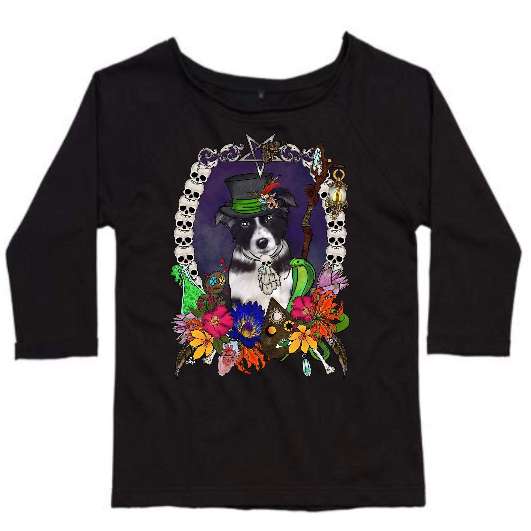 MYTi23 - Pets Heads Philosophy Sweat Shirts S Voodoo Dancesweater Border Collie Hundeshirt Hundefans
