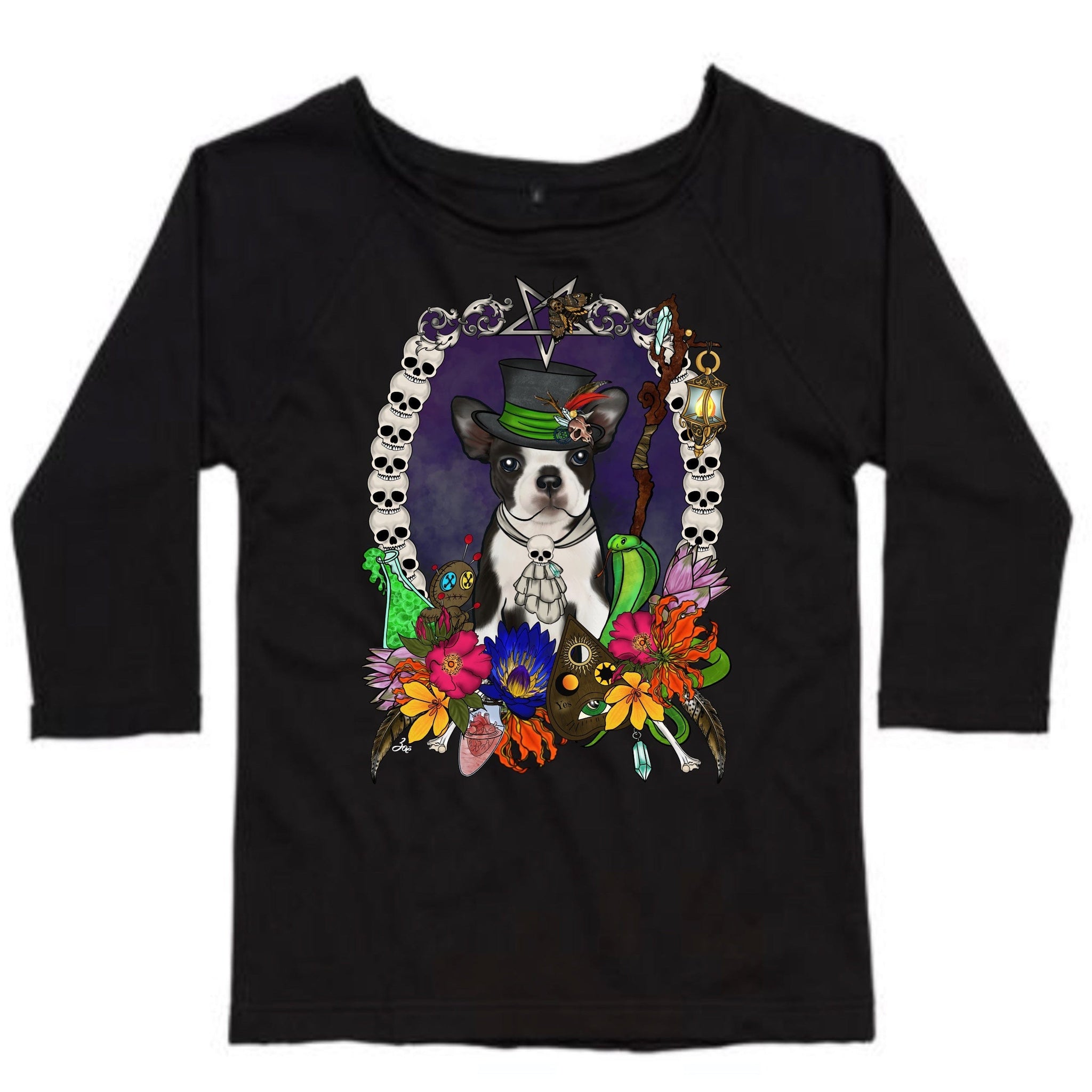 MYTi23 - Pets Heads Philosophy Sweat Shirts S Voodoo Dancesweater Boston Terrier Hundeshirt Hundefans