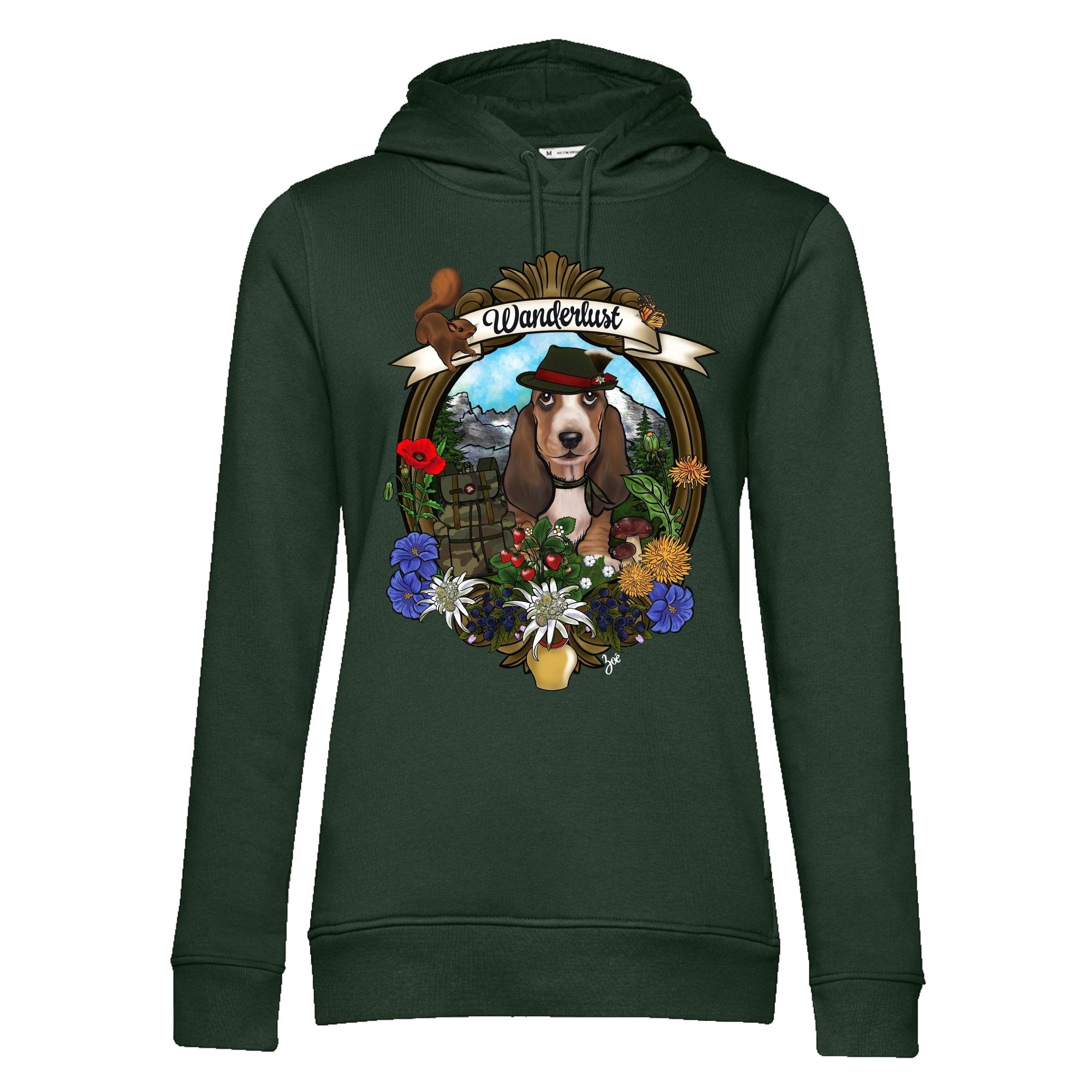 MYTi23 - Pets Heads Philosophy Sweat Shirts XS Wanderlust Unisex Hoodie Basset Hundeshirt Hundefans