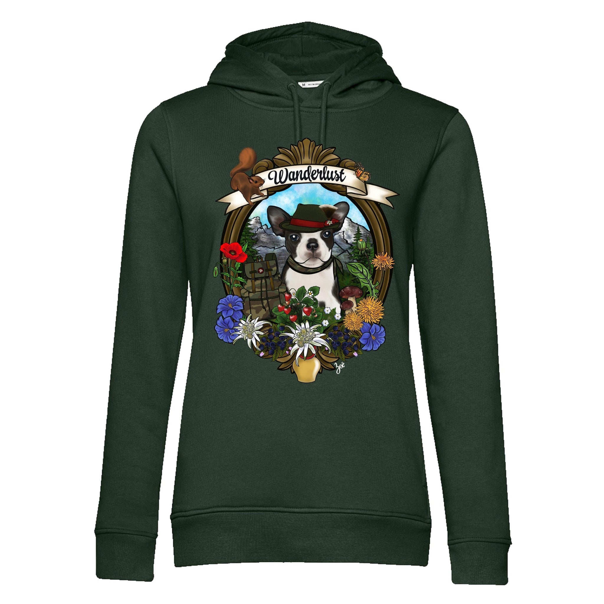 MYTi23 - Pets Heads Philosophy Sweat Shirts XS Wanderlust Unisex Hoodie Boston Terrier Hundeshirt Hundefans