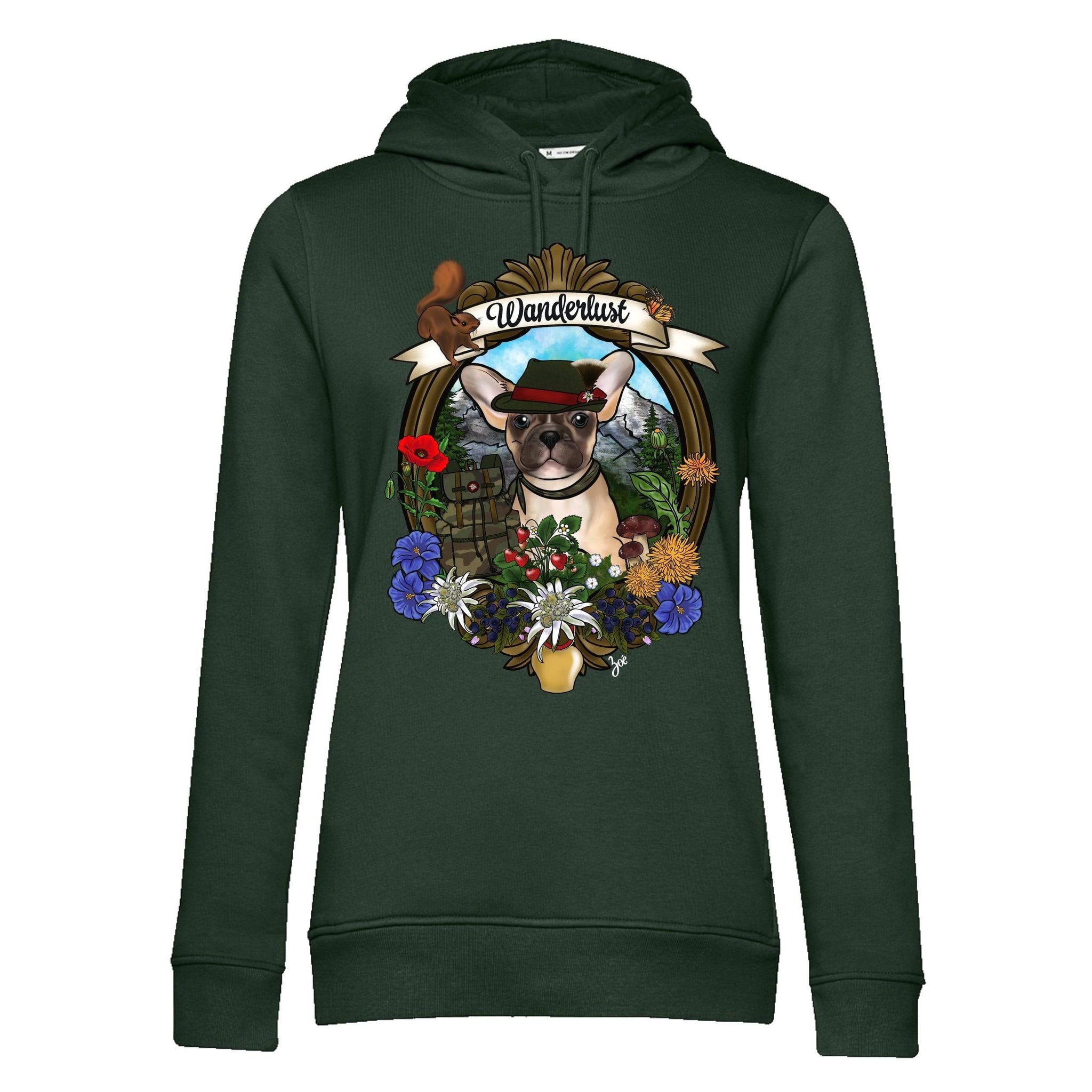 MYTi23 - Pets Heads Philosophy Sweat Shirts XS Wanderlust Unisex Hoodie Frenchie Hundeshirt Hundefans