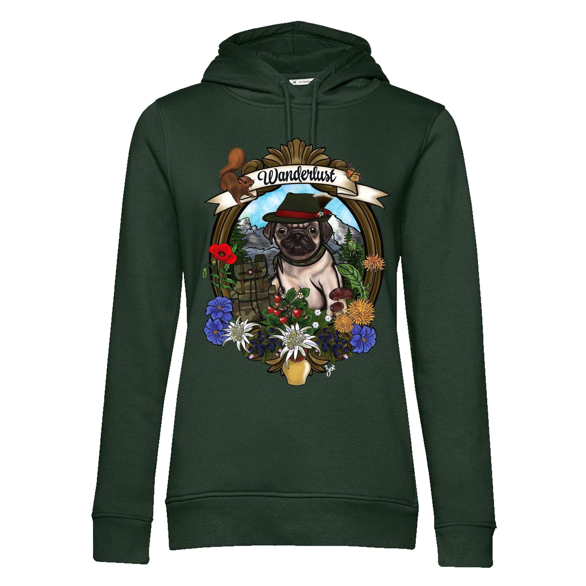 MYTi23 - Pets Heads Philosophy Sweat Shirts XS Wanderlust Unisex Hoodie Mops Hundeshirt Hundefans
