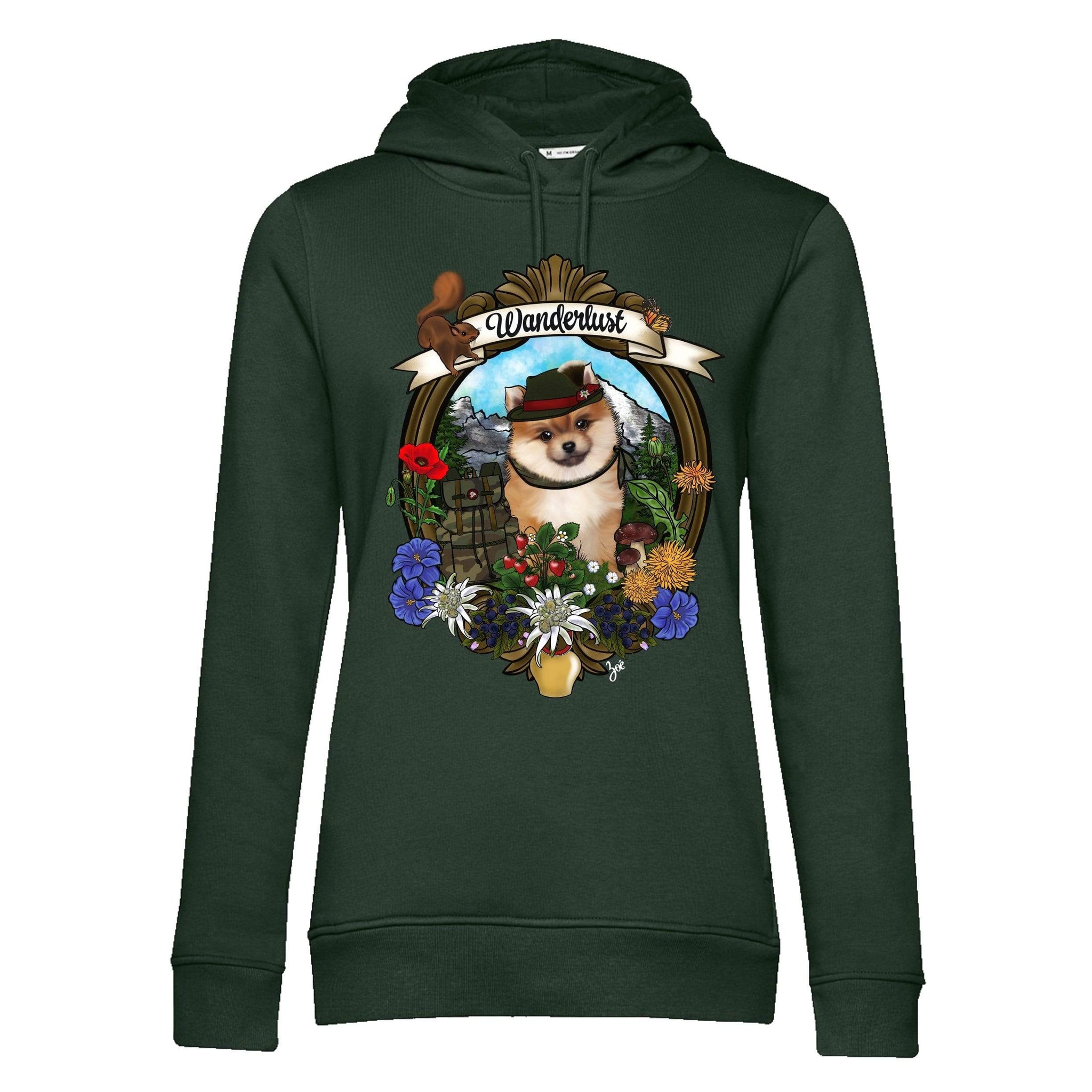 MYTi23 - Pets Heads Philosophy Sweat Shirts XS Wanderlust Unisex Hoodie Pommeraner Hundeshirt Hundefans