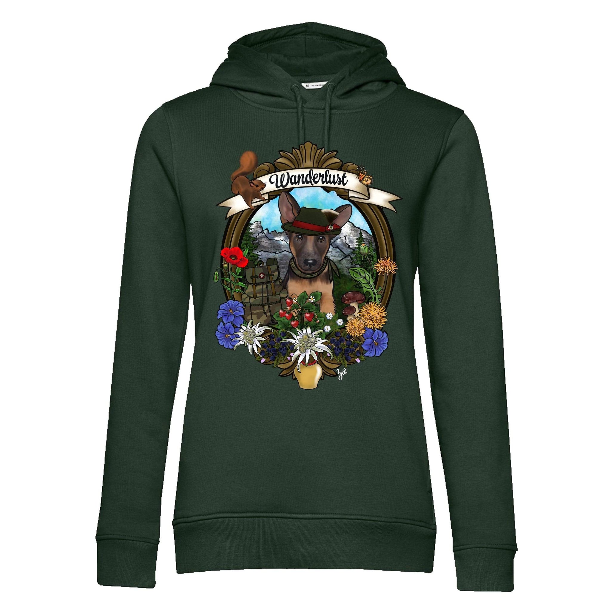 MYTi23 - Pets Heads Philosophy Sweat Shirts XS Wanderlust Unisex Hoodie Schäferhund Hundeshirt Hundefans
