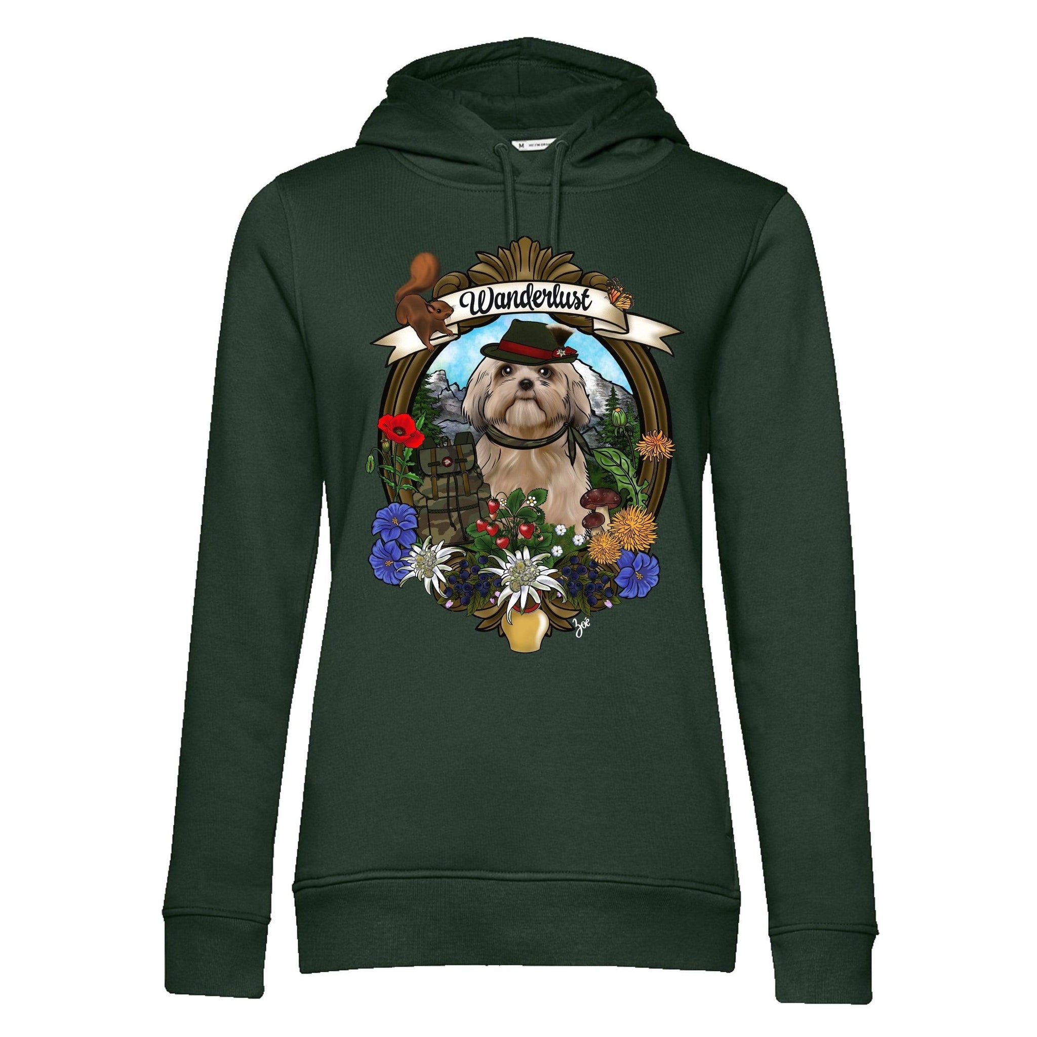 MYTi23 - Pets Heads Philosophy Sweat Shirts XS Wanderlust Unisex Hoodie Shih Tzu Hundeshirt Hundefans