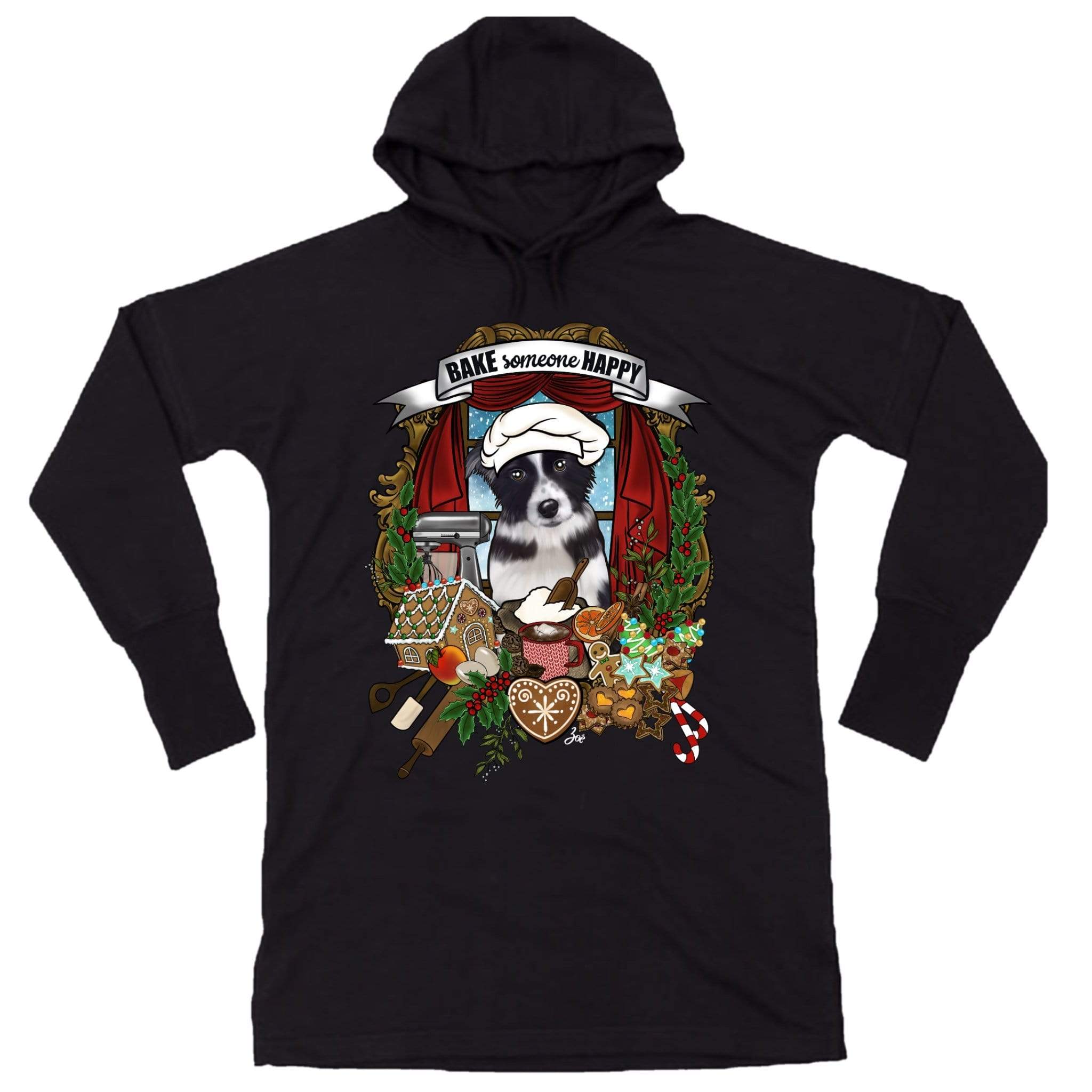 MYTi23 - Pets Heads Philosophy Sweat Shirts S Weihnachtsbäckerei Hoodiekleid Border Collie Hundeshirt Hundefans