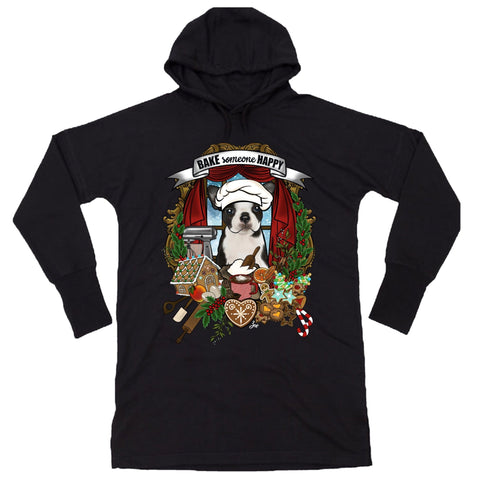 MYTi23 - Pets Heads Philosophy Sweat Shirts S Weihnachtsbäckerei Hoodiekleid Boston Terrier Hundeshirt Hundefans