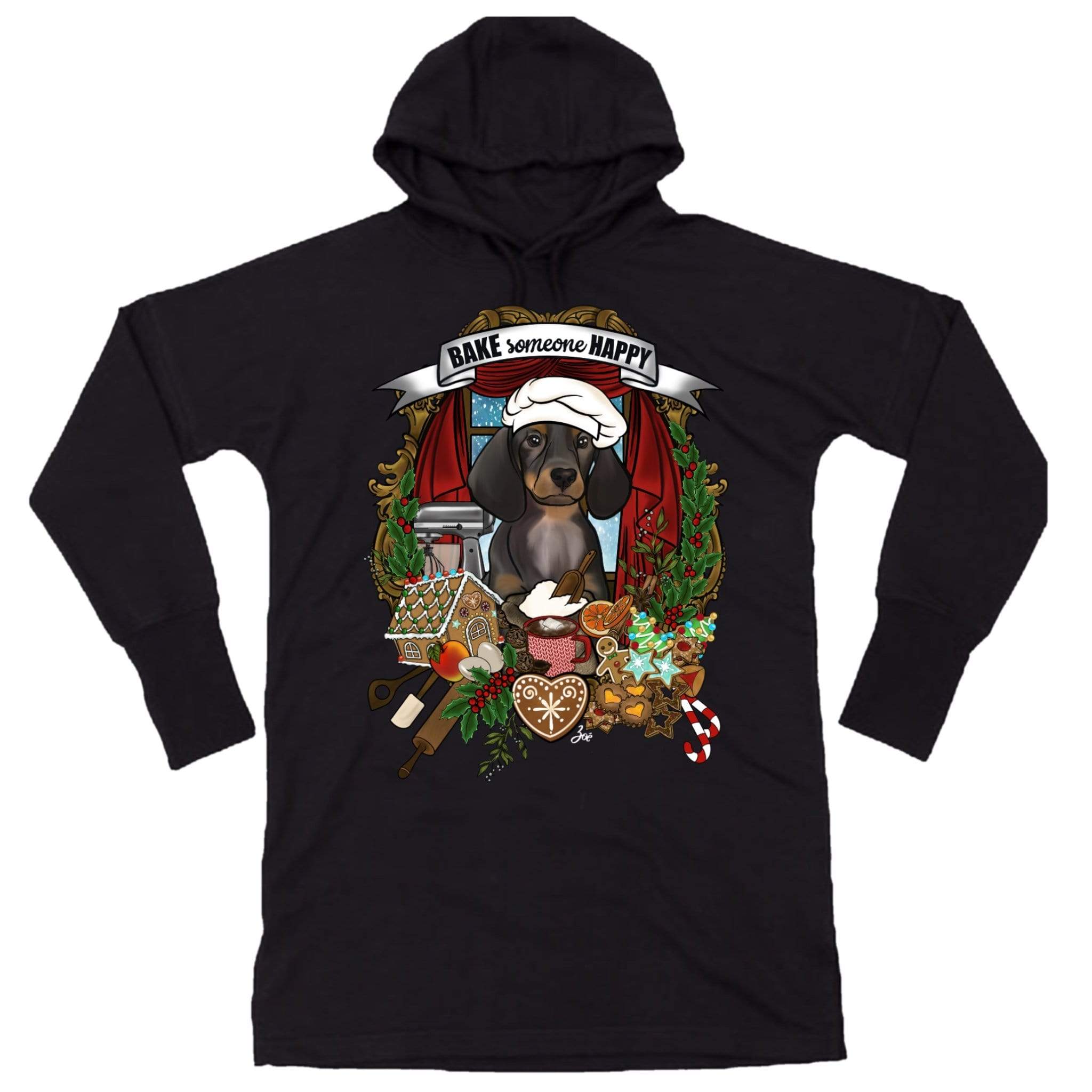 MYTi23 - Pets Heads Philosophy Sweat Shirts S Weihnachtsbäckerei Hoodiekleid Dackel Hundeshirt Hundefans