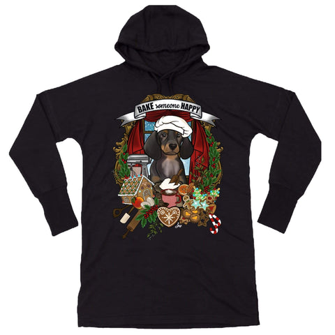 MYTi23 - Pets Heads Philosophy Sweat Shirts S Weihnachtsbäckerei Hoodiekleid Dackel Hundeshirt Hundefans