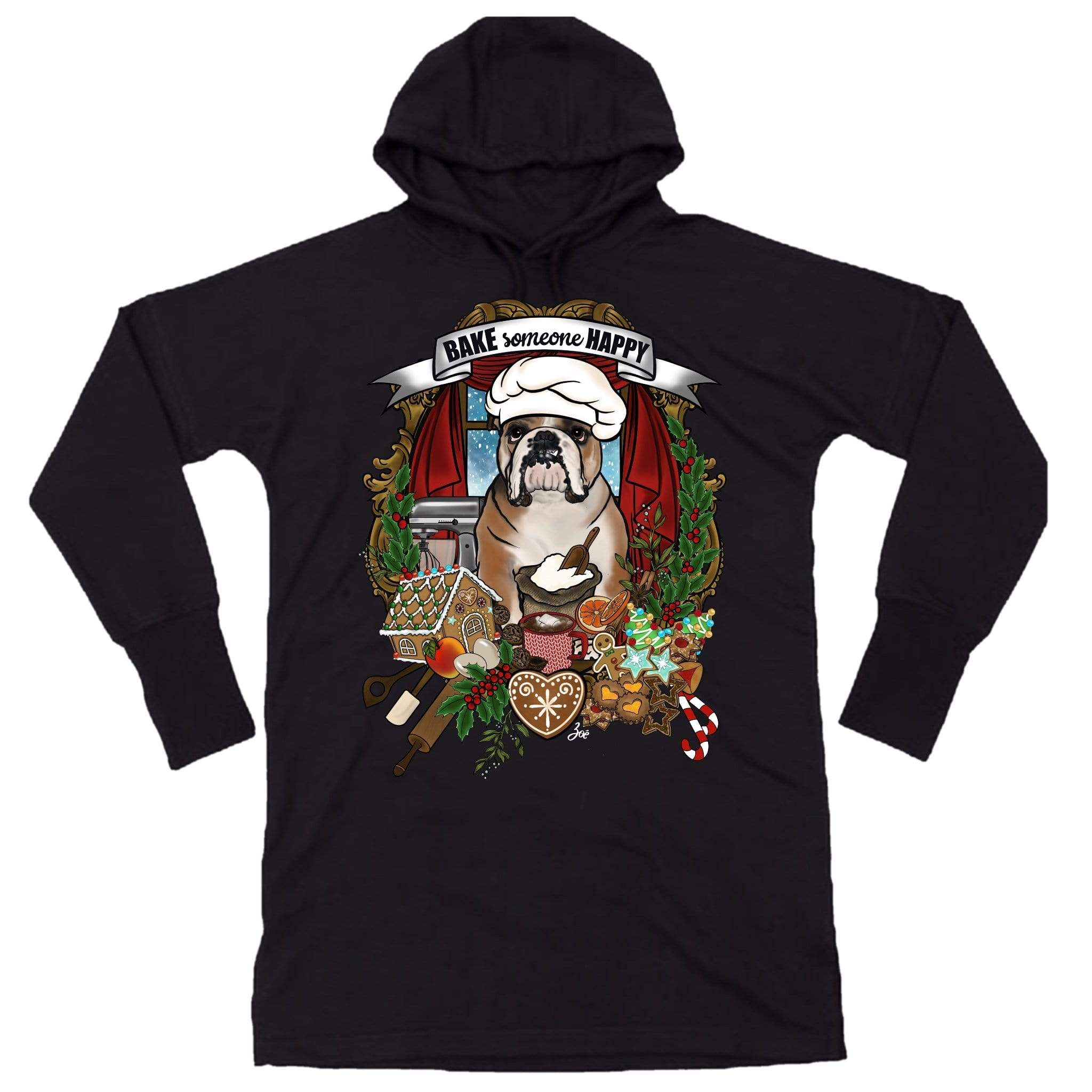 MYTi23 - Pets Heads Philosophy Sweat Shirts S Weihnachtsbäckerei Hoodiekleid Englische Bulldogge Hundeshirt Hundefans