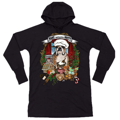 MYTi23 - Pets Heads Philosophy Sweat Shirts S Weihnachtsbäckerei Hoodiekleid Englische Bulldogge Hundeshirt Hundefans