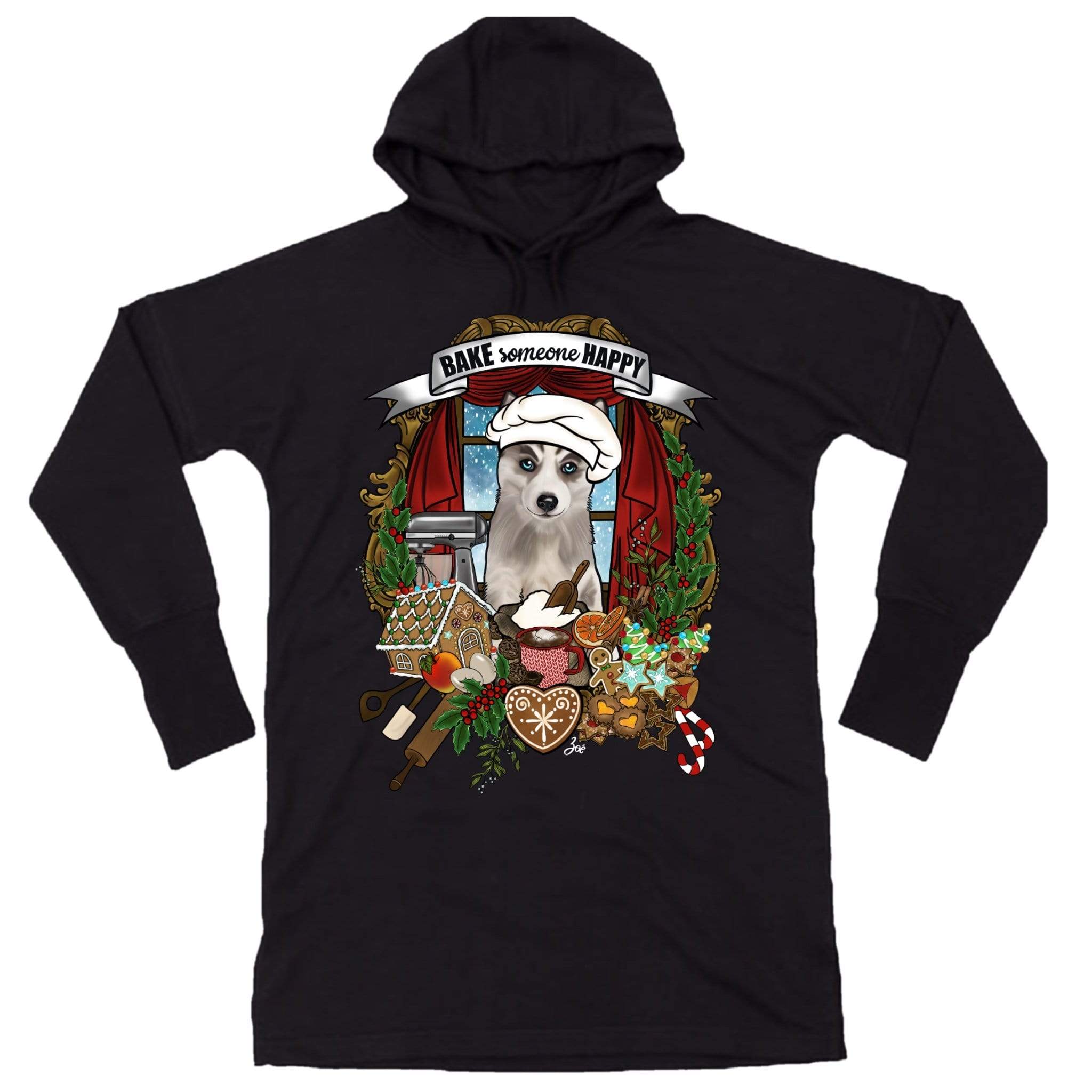 MYTi23 - Pets Heads Philosophy Sweat Shirts S Weihnachtsbäckerei Hoodiekleid Husky Hundeshirt Hundefans