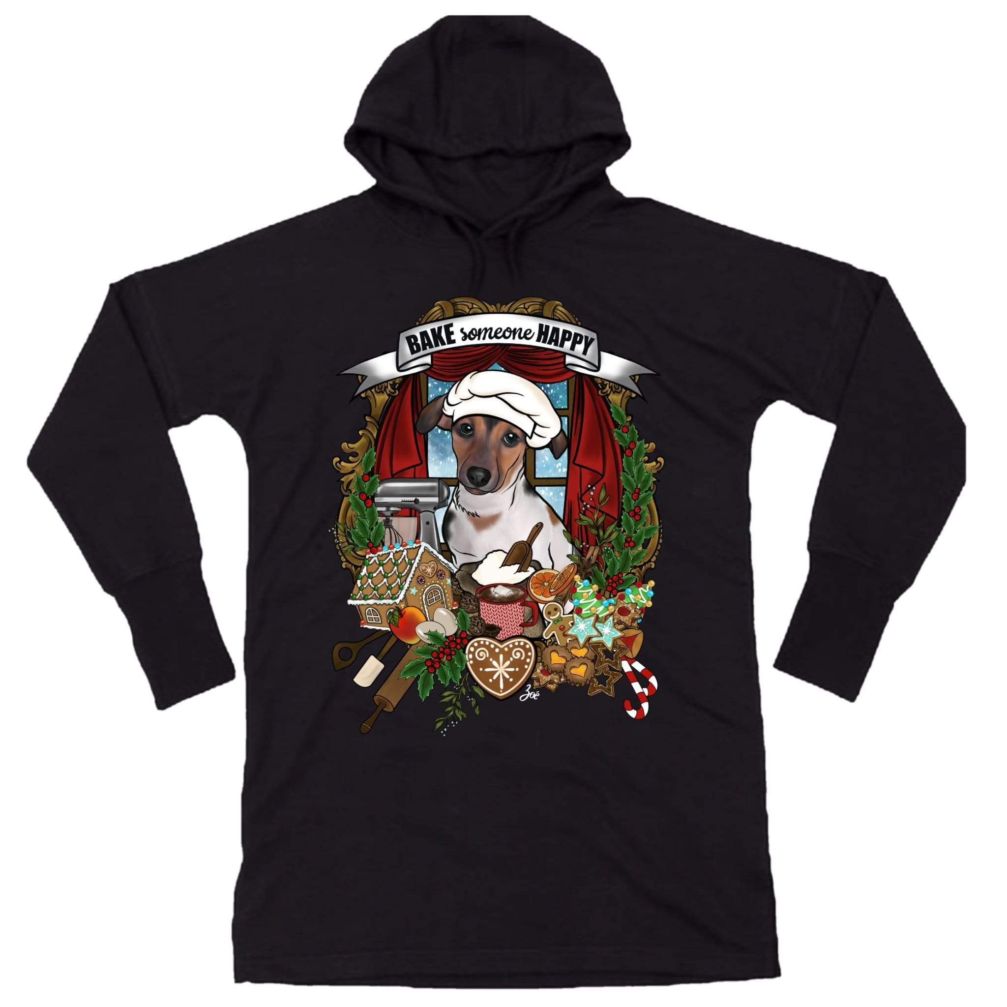 MYTi23 - Pets Heads Philosophy Sweat Shirts S Weihnachtsbäckerei Hoodiekleid Jack Russel Hundeshirt Hundefans