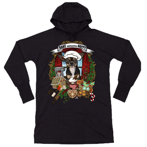 MYTi23 - Pets Heads Philosophy Sweat Shirts S Weihnachtsbäckerei Hoodiekleid Kurzhaar Chihuahua Hundeshirt Hundefans