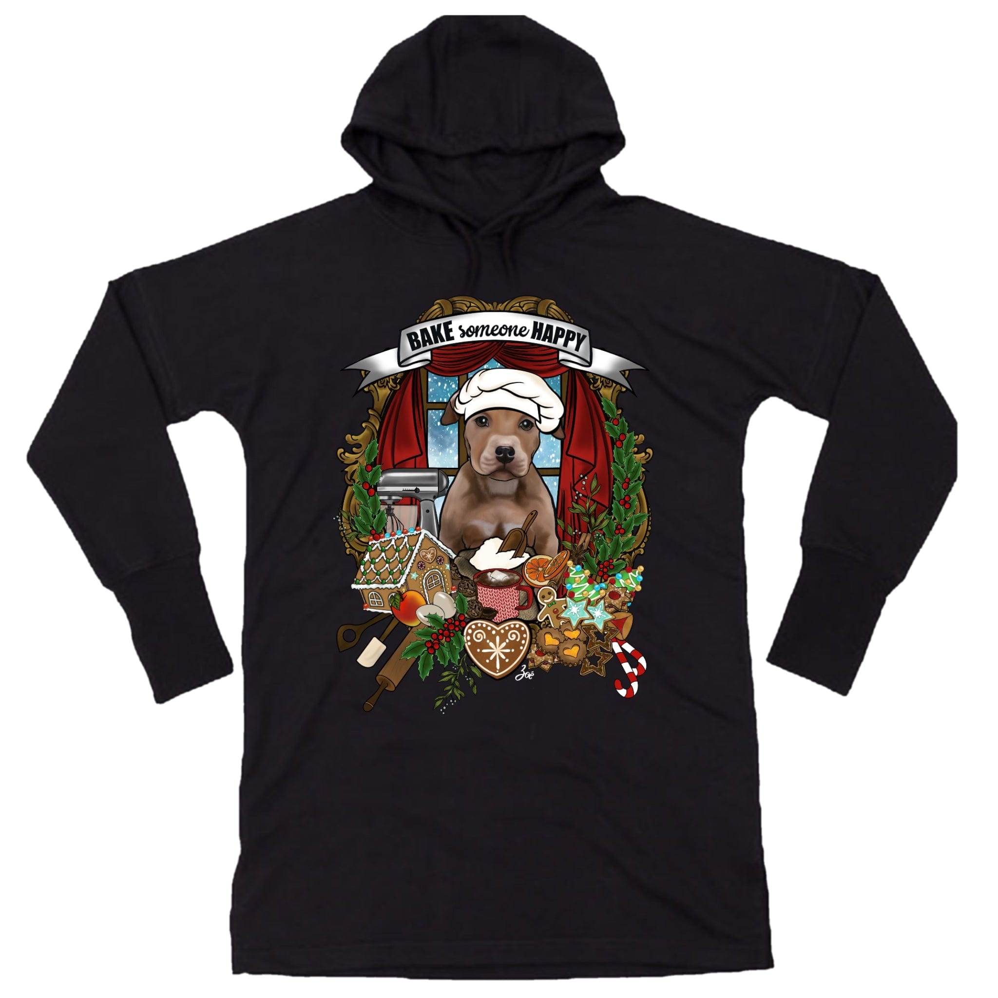 MYTi23 - Pets Heads Philosophy Sweat Shirts S Weihnachtsbäckerei Hoodiekleid Pitbull Hundeshirt Hundefans