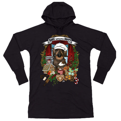 MYTi23 - Pets Heads Philosophy Sweat Shirts S Weihnachtsbäckerei Hoodiekleid Rauhaardackel Hundeshirt Hundefans