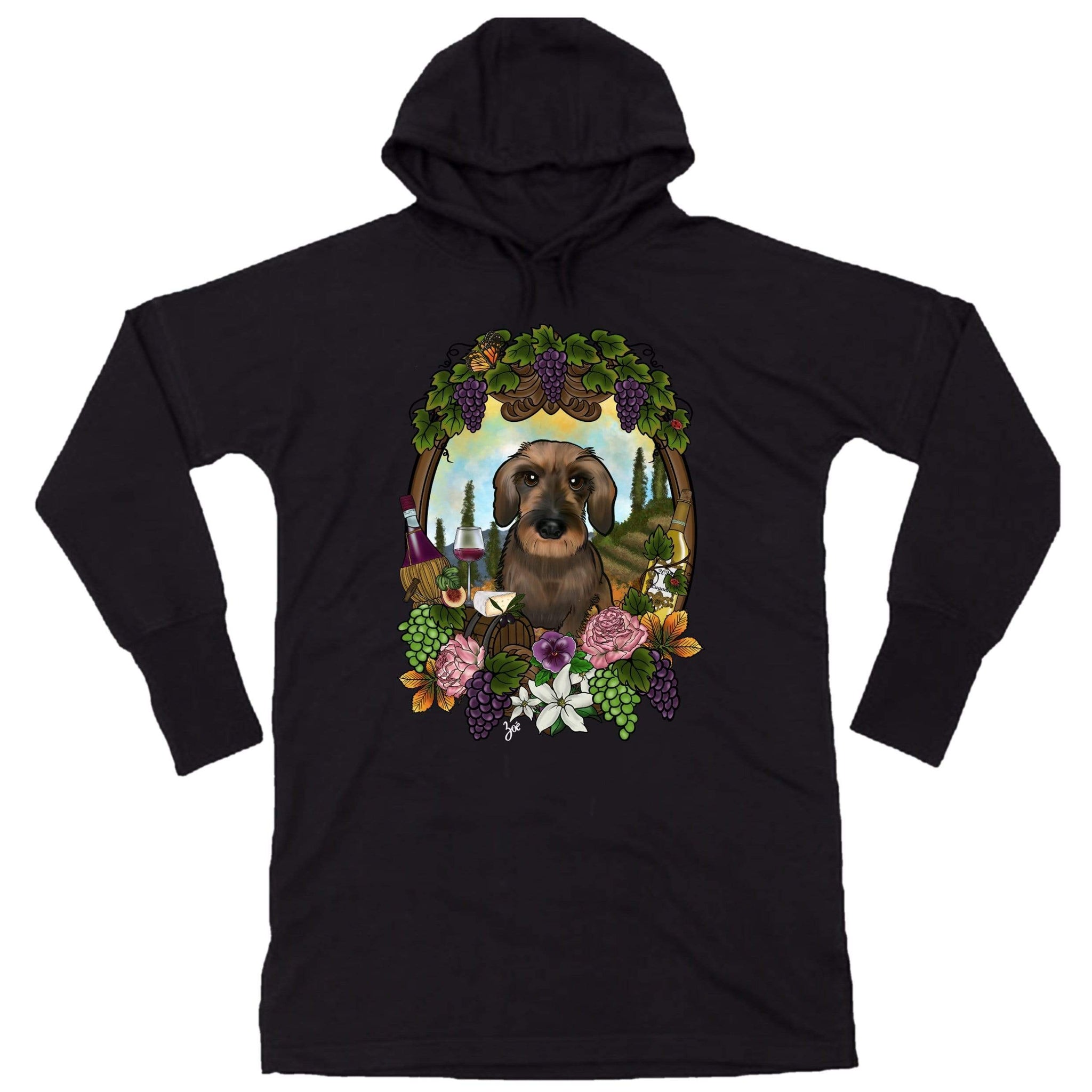 MYTi23 - Pets Heads Philosophy Sweat Shirts S Winzer Hoodiekleid Rauhaardackel Hundeshirt Hundefans