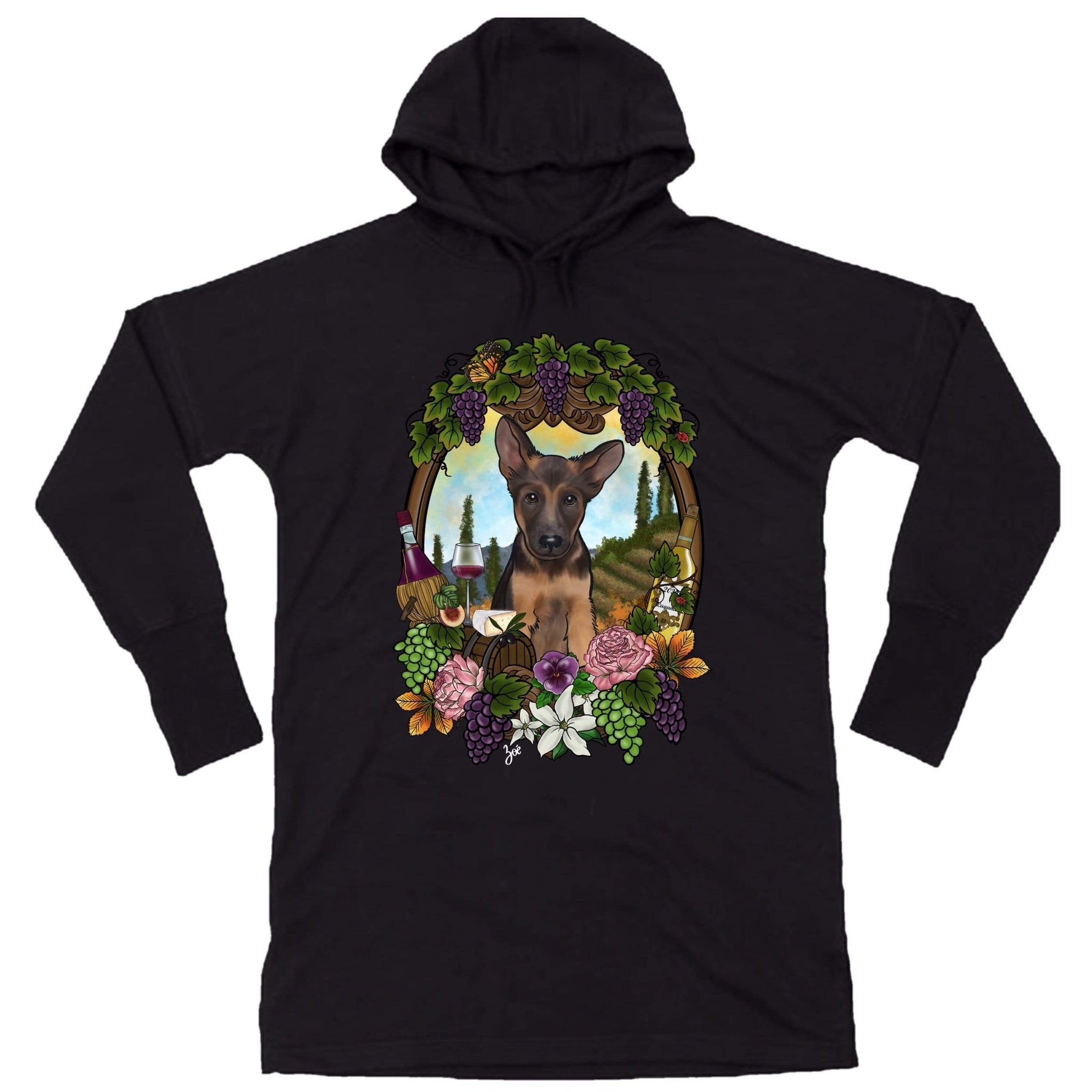 MYTi23 - Pets Heads Philosophy Sweat Shirts S Winzer Hoodiekleid Schäferhund Hundeshirt Hundefans