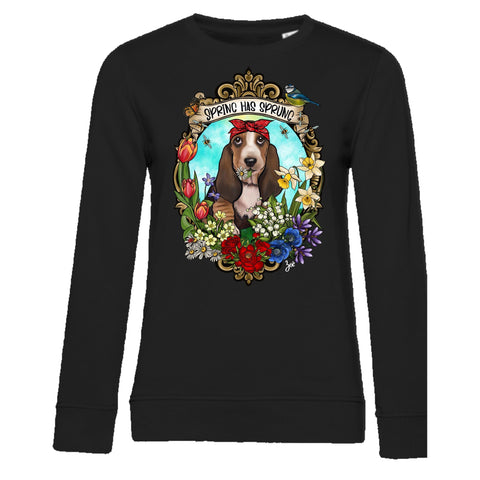 MYTi23 - Pets Heads Philosophy Sweat Shirts XS Spring Damen Sweatshirt Basset Hundeshirt Hundefans