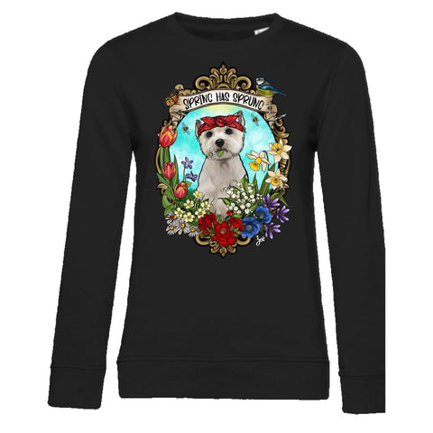 MYTi23 - Pets Heads Philosophy Sweat Shirts XS Spring Damen Sweatshirt Westie Hundeshirt Hundefans