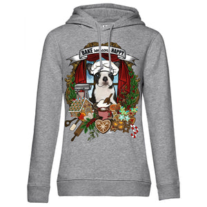 MYTi23 - Pets Heads Philosophy Sweat Shirts XS Weihnachtsbäckerei Unisex Hoodie Boston Terrier Hundeshirt Hundefans