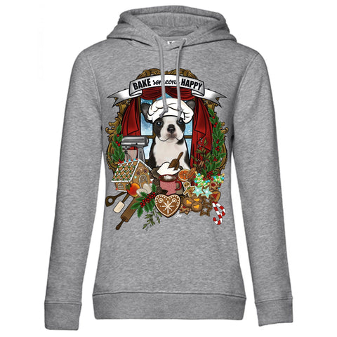 MYTi23 - Pets Heads Philosophy Sweat Shirts XS Weihnachtsbäckerei Unisex Hoodie Boston Terrier Hundeshirt Hundefans