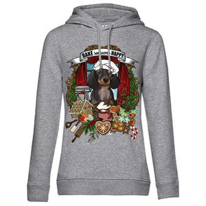 MYTi23 - Pets Heads Philosophy Sweat Shirts XS Weihnachtsbäckerei Unisex Hoodie Dackel Hundeshirt Hundefans
