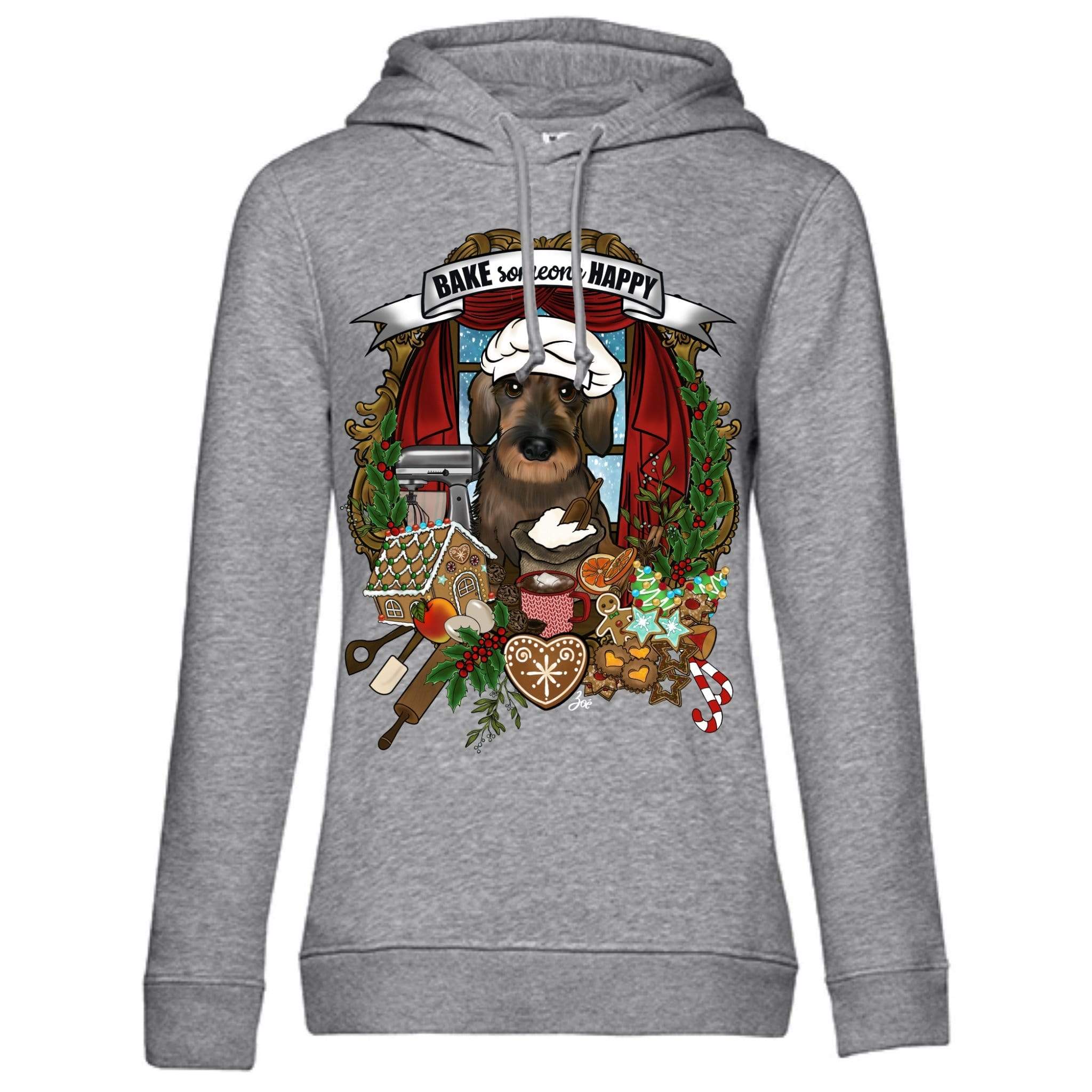 MYTi23 - Pets Heads Philosophy Sweat Shirts XS Weihnachtsbäckerei Unisex Hoodie Rauhaardackel Hundeshirt Hundefans