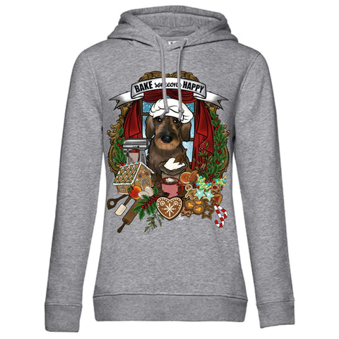MYTi23 - Pets Heads Philosophy Sweat Shirts XS Weihnachtsbäckerei Unisex Hoodie Rauhaardackel Hundeshirt Hundefans