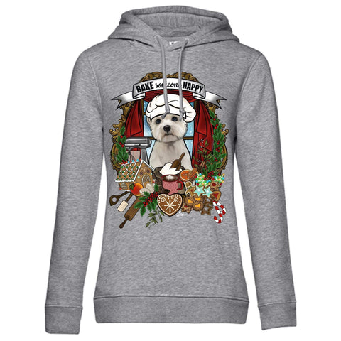 MYTi23 - Pets Heads Philosophy Sweat Shirts Mops / XS Weihnachtsbäckerei Unisex Hoodie Westie Hundeshirt Hundefans