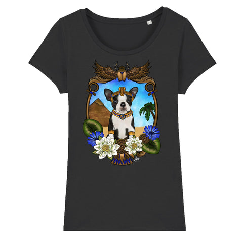 MYTi23 - Pets Heads Philosophy T-Shirt XS Ägypten Damen Shirt Boston Terrier Hundeshirt Hundefans