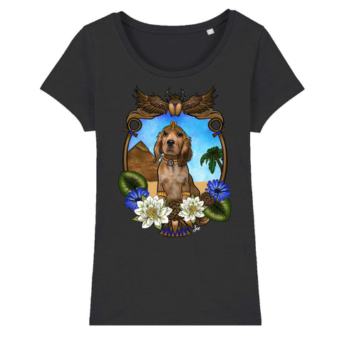 MYTi23 - Pets Heads Philosophy T-Shirt XS Ägypten Damen Shirt Cocker Hundeshirt Hundefans