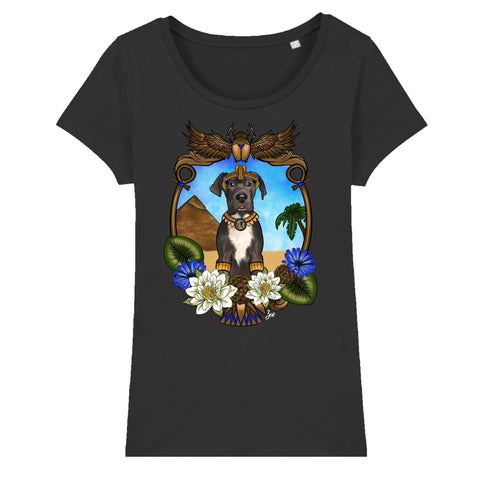 MYTi23 - Pets Heads Philosophy T-Shirt Ägypten Damen Shirt Deutsche Dogge Hundeshirt Hundefans