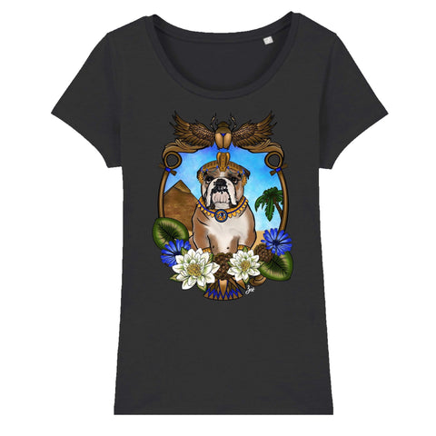 MYTi23 - Pets Heads Philosophy T-Shirt XS Ägypten Damen Shirt Englische Bulldogge Hundeshirt Hundefans