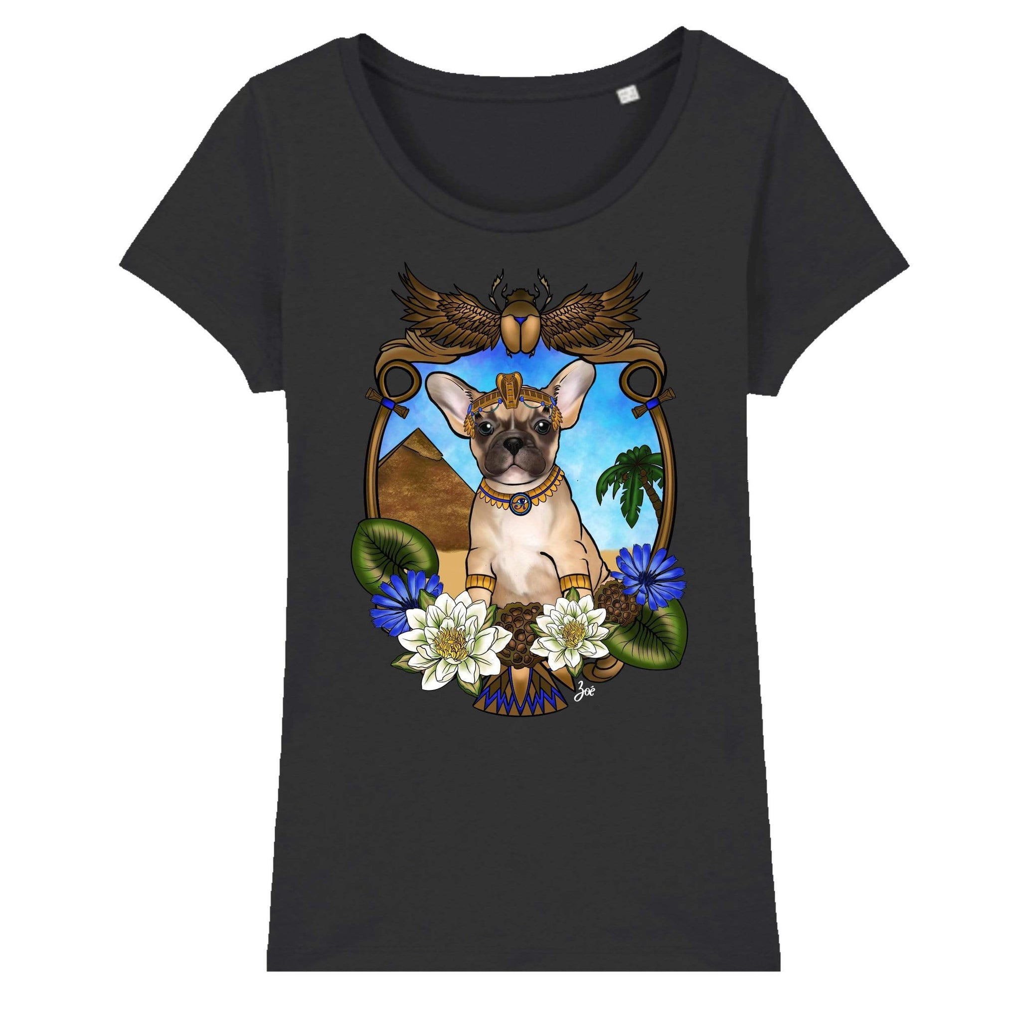 MYTi23 - Pets Heads Philosophy T-Shirt XS Ägypten Damen Shirt Frenchie Hundeshirt Hundefans
