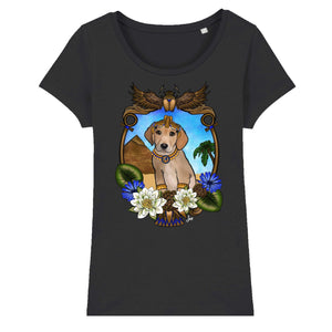 MYTi23 - Pets Heads Philosophy T-Shirt XS Ägypten Damen Shirt Golden Retriever Hundeshirt Hundefans