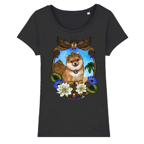 MYTi23 - Pets Heads Philosophy T-Shirt XS Ägypten Damen Shirt Pommeraner Hundeshirt Hundefans