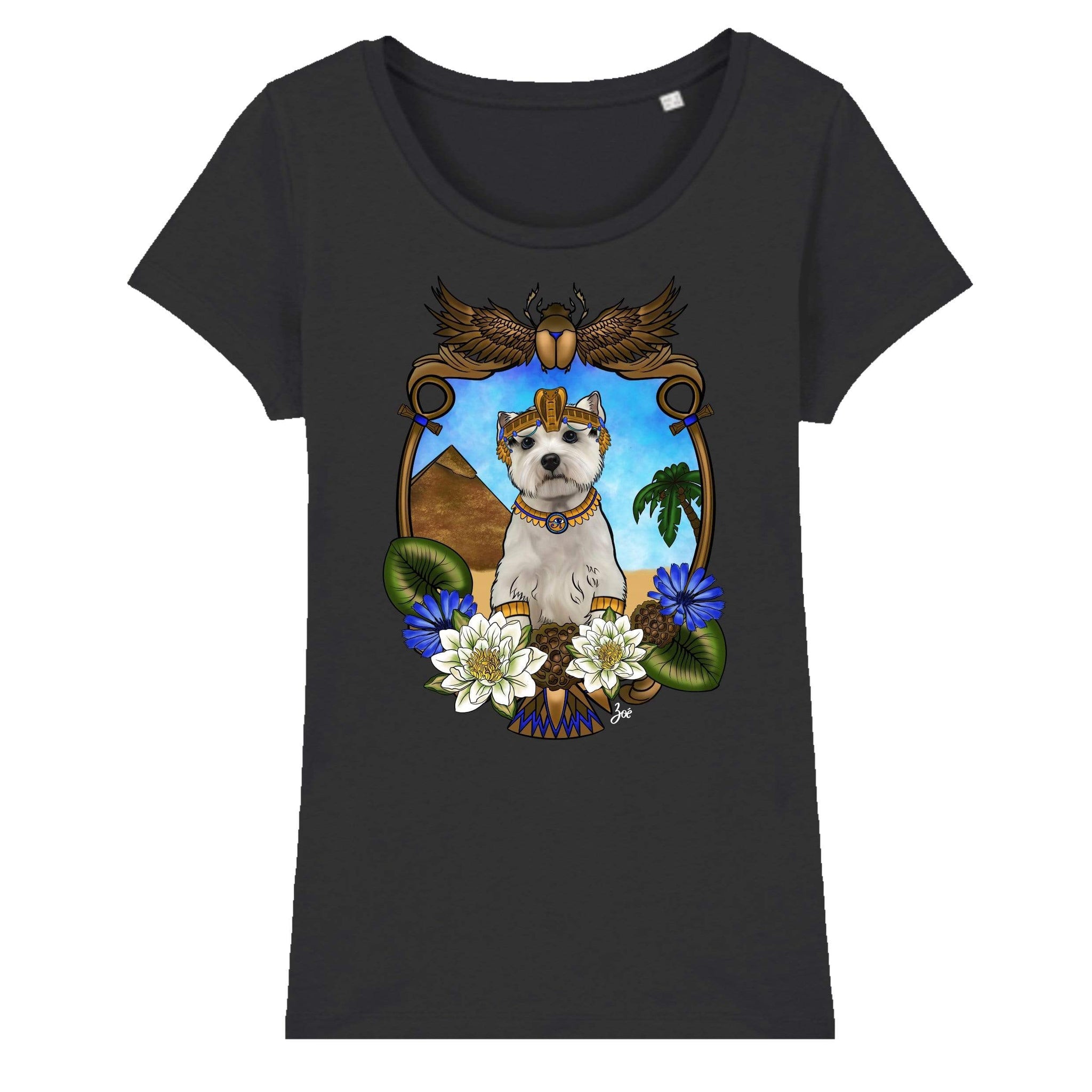 MYTi23 - Pets Heads Philosophy T-Shirt XS Ägypten Damen Shirt Westie Hundeshirt Hundefans