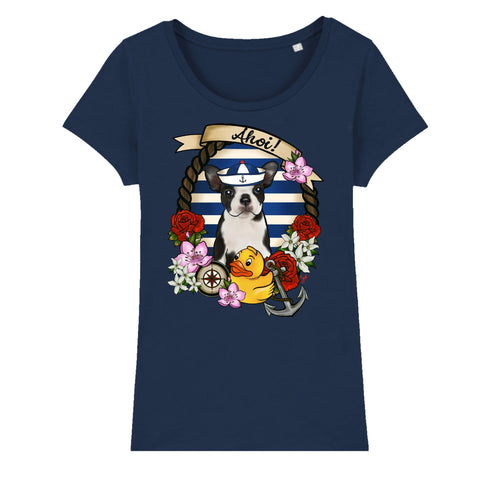 MYTi23 - Pets Heads Philosophy T-Shirt XS Ahoi Damen Shirt Boston Terrier Hundeshirt Hundefans