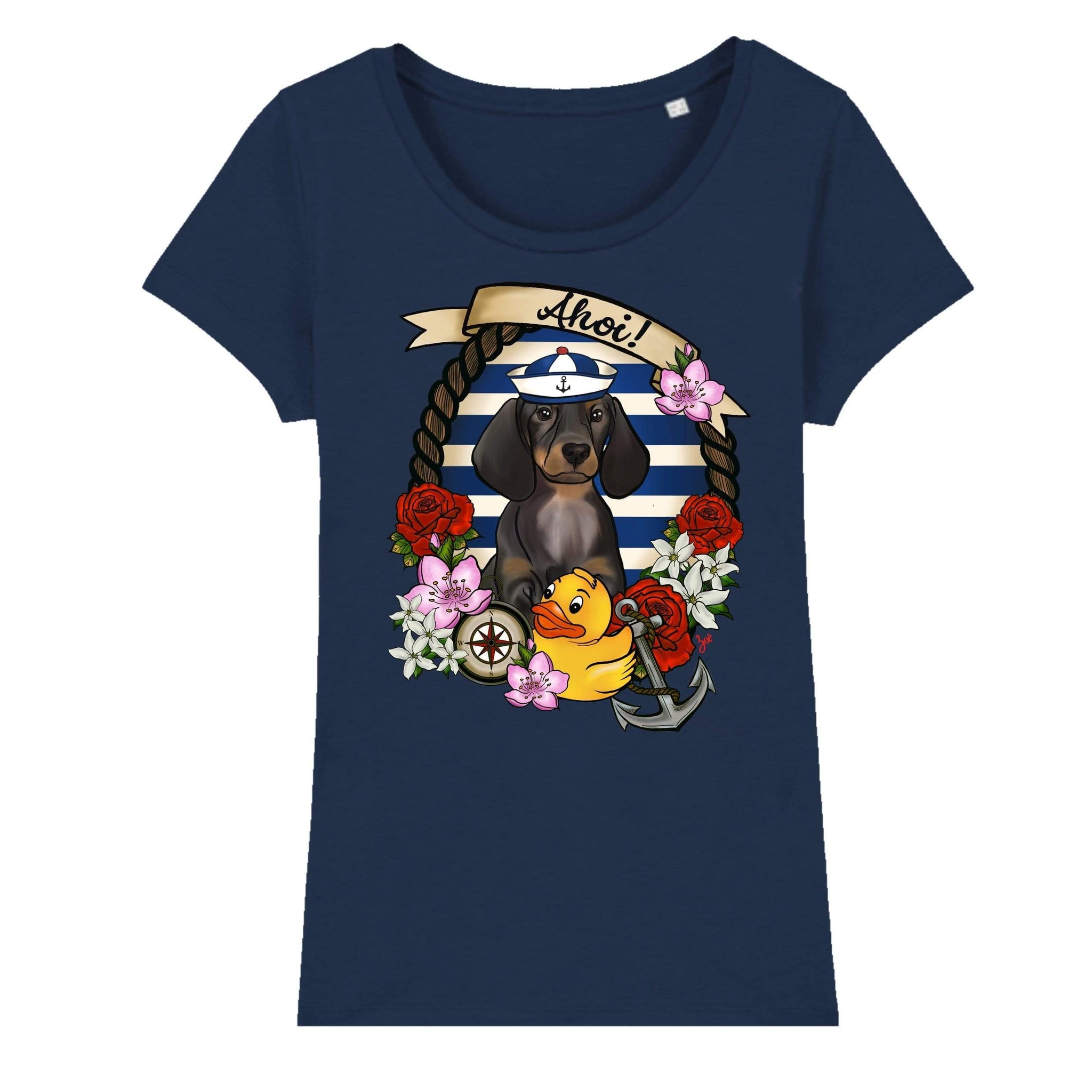 MYTi23 - Pets Heads Philosophy T-Shirt XS Ahoi Damen Shirt Dackel Hundeshirt Hundefans