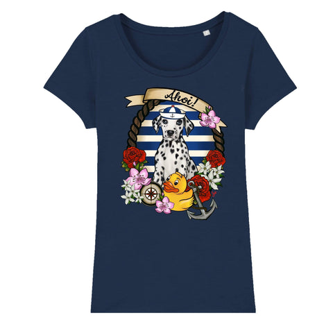 MYTi23 - Pets Heads Philosophy T-Shirt XS Ahoi Damen Shirt Dalmatiner Hundeshirt Hundefans