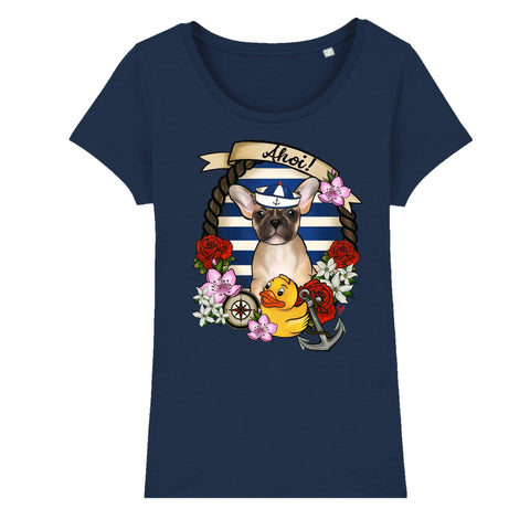MYTi23 - Pets Heads Philosophy T-Shirt XS Ahoi Damen Shirt Frenchie Hundeshirt Hundefans