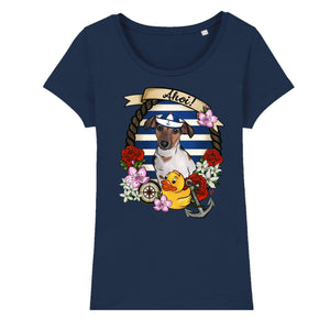 MYTi23 - Pets Heads Philosophy T-Shirt XS Ahoi Damen Shirt Jack Russel Hundeshirt Hundefans