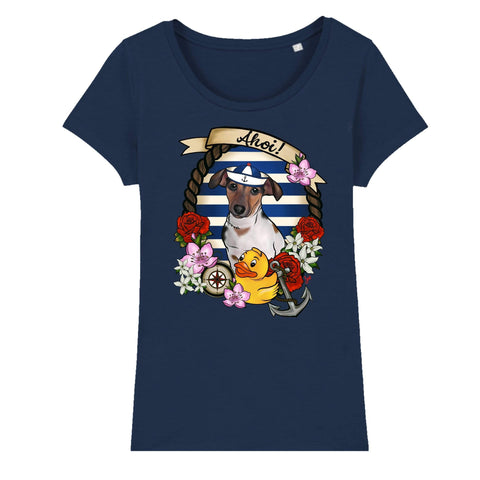 MYTi23 - Pets Heads Philosophy T-Shirt XS Ahoi Damen Shirt Jack Russel Hundeshirt Hundefans