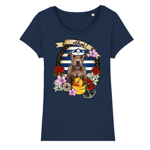 MYTi23 - Pets Heads Philosophy T-Shirt XS Ahoi Damen Shirt Pitbull Hundeshirt Hundefans