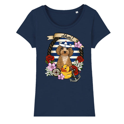 MYTi23 - Pets Heads Philosophy T-Shirt XS Ahoi Damen Shirt Pudel Hundeshirt Hundefans