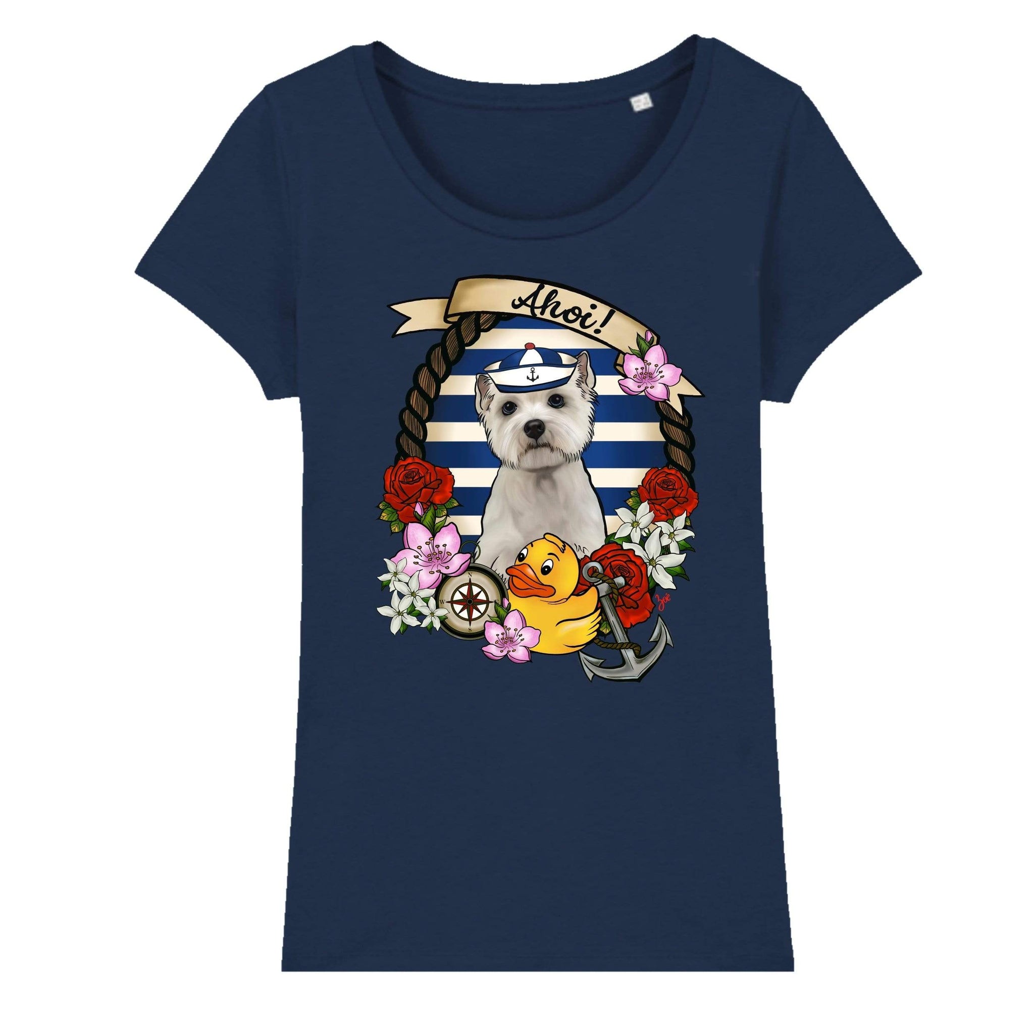 MYTi23 - Pets Heads Philosophy T-Shirt XS Ahoi Damen Shirt Westie Hundeshirt Hundefans