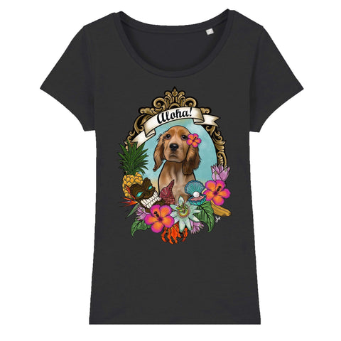 MYTi23 - Pets Heads Philosophy T-Shirt XS Aloha Damen Shirt Cocker Hundeshirt Hundefans